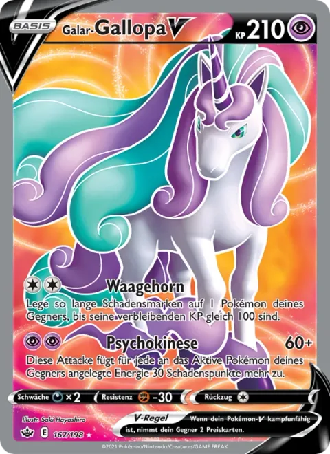Galarian Rapidash V [Libra Horn | Psychic]