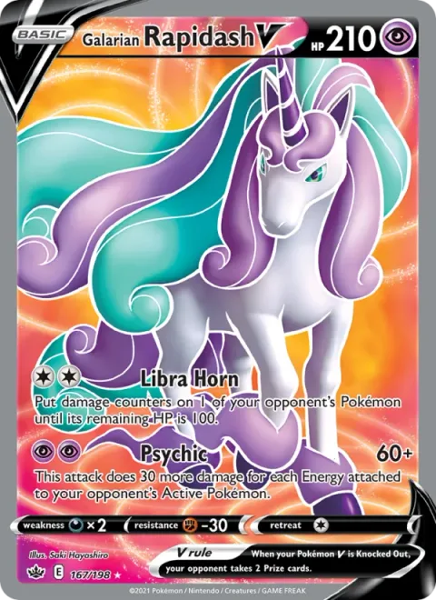 Galarian Rapidash V [Libra Horn | Psychic]