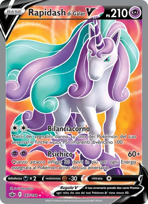 Galarian Rapidash V [Libra Horn | Psychic]
