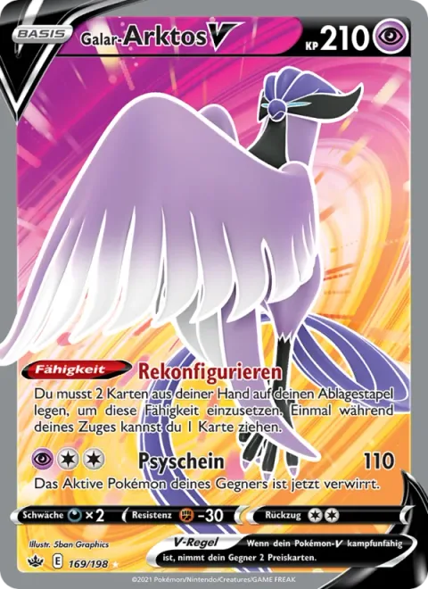 Galarian Articuno V [Reconstitute | Psyray]