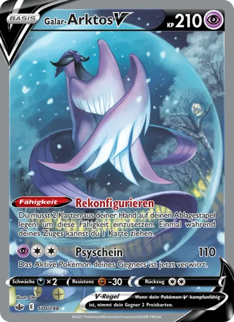 Galarian Articuno V [Reconstitute | Psyray]