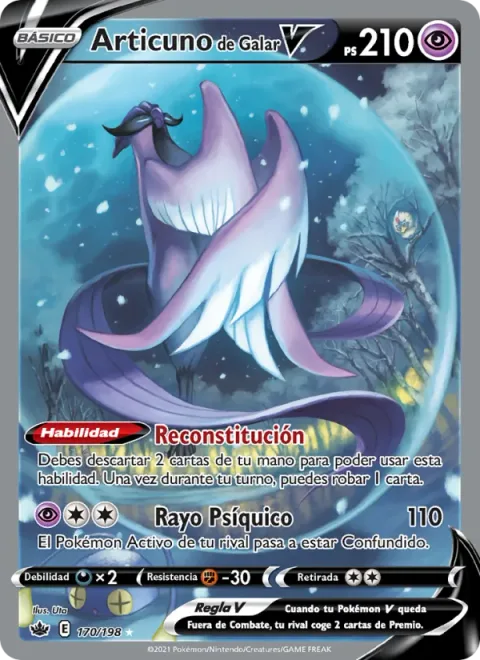 Galarian Articuno V [Reconstitute | Psyray]