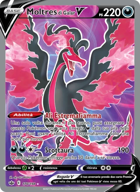 Galarian Moltres V [Direflame Wings | Aura Burn]