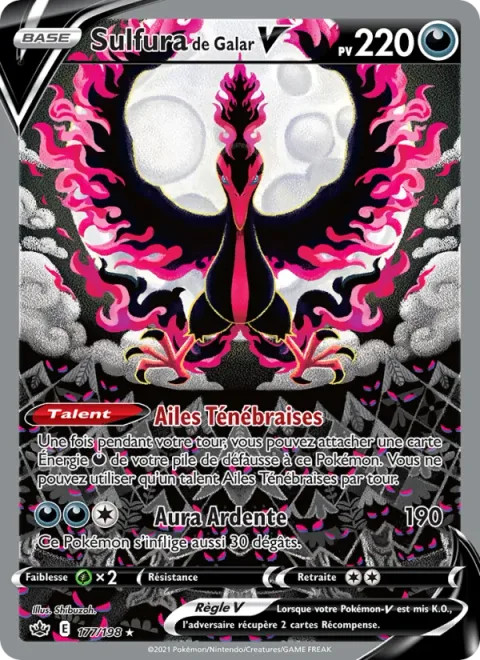 Galarian Moltres V [Direflame Wings | Aura Burn]