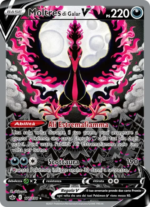 Galarian Moltres V [Direflame Wings | Aura Burn]