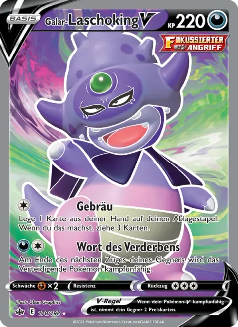 Galarian Slowking V [Concoction | Word of Ruin]