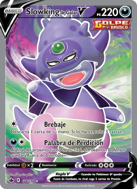 Galarian Slowking V [Concoction | Word of Ruin]