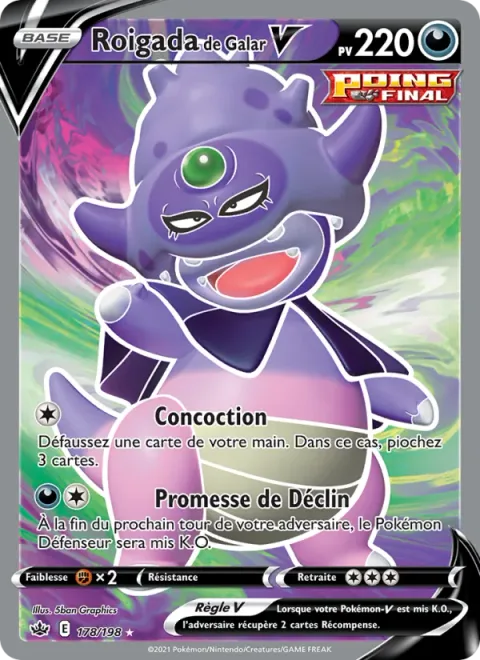 Galarian Slowking V [Concoction | Word of Ruin]