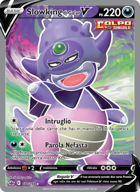Galarian Slowking V [Concoction | Word of Ruin]