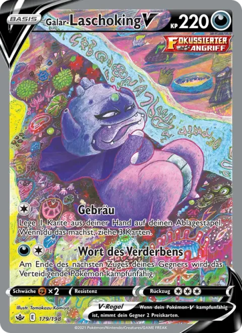 Galarian Slowking V [Concoction | Word of Ruin]