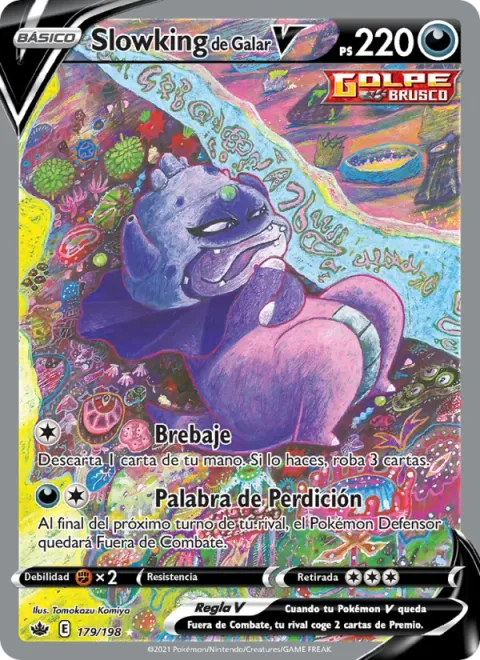 Galarian Slowking V [Concoction | Word of Ruin]