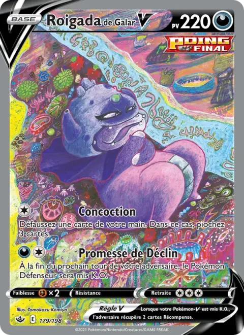 Galarian Slowking V [Concoction | Word of Ruin]