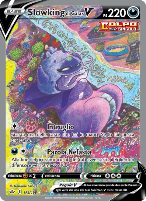 Galarian Slowking V [Concoction | Word of Ruin]