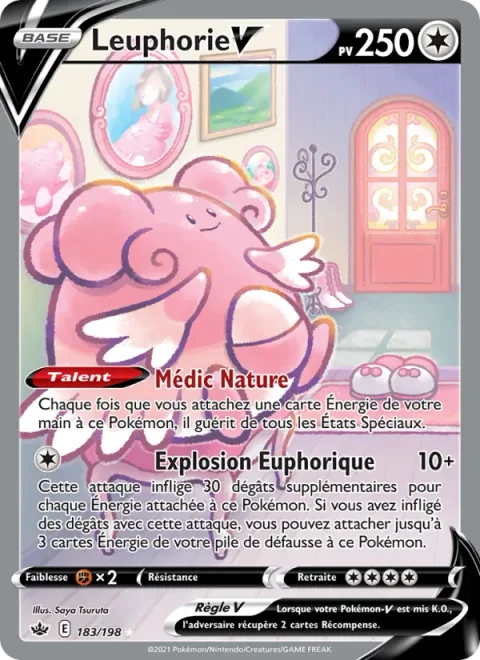Blissey V [Natural Cure | Blissful Blast]