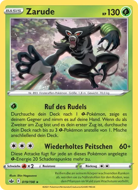 Zarude [Pack Call | Repeated Whip]