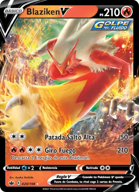 Blaziken V [High Jump Kick | Fire Spin]