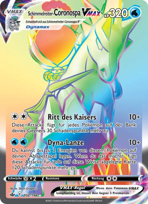 Ice Rider Calyrex VMAX [Ride of the High King | Max Lance]