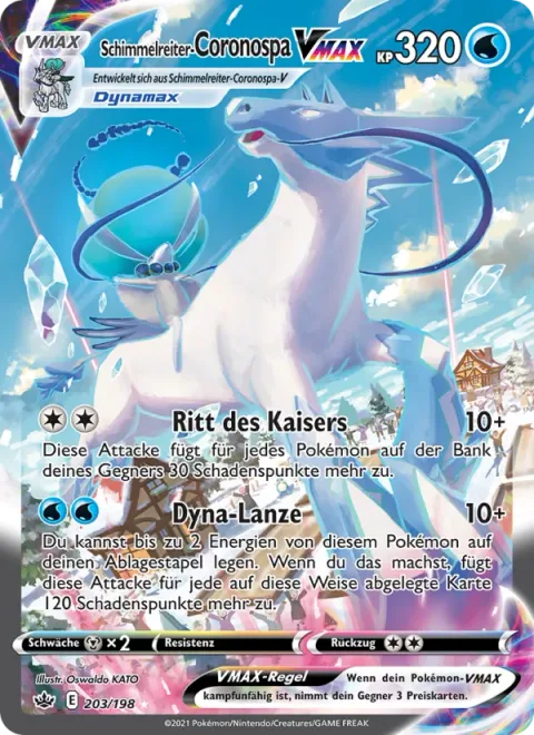 Ice Rider Calyrex VMAX [Ride of the High King | Max Lance]