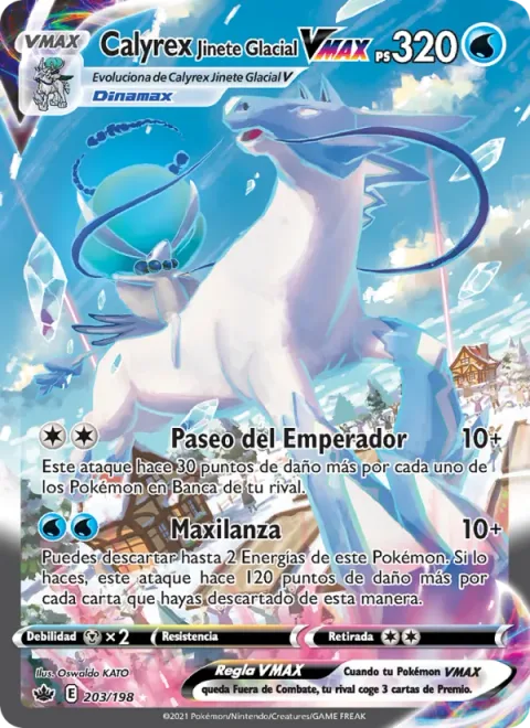 Ice Rider Calyrex VMAX [Ride of the High King | Max Lance]