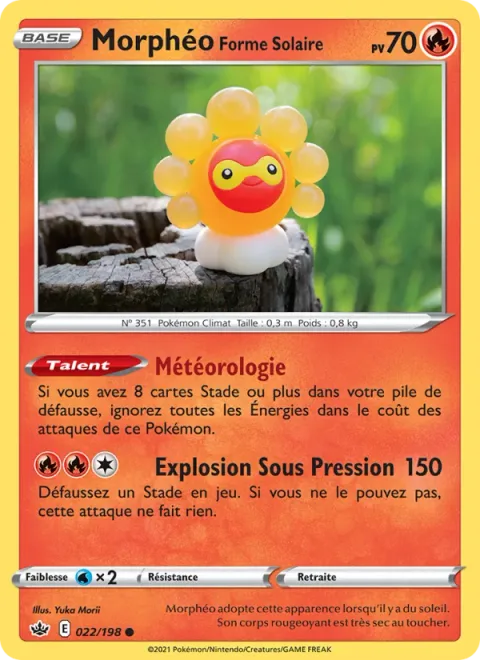 Castform Sunny Form [Weather Reading | High-Pressure Blast]