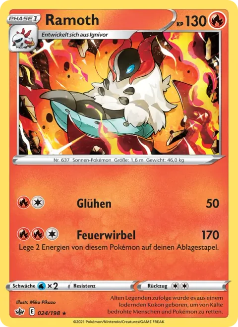 Volcarona [Combustion | Fire Spin]