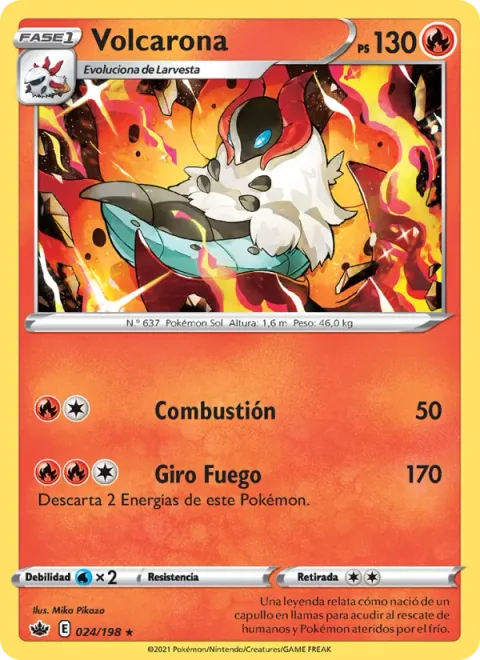 Volcarona [Combustion | Fire Spin]
