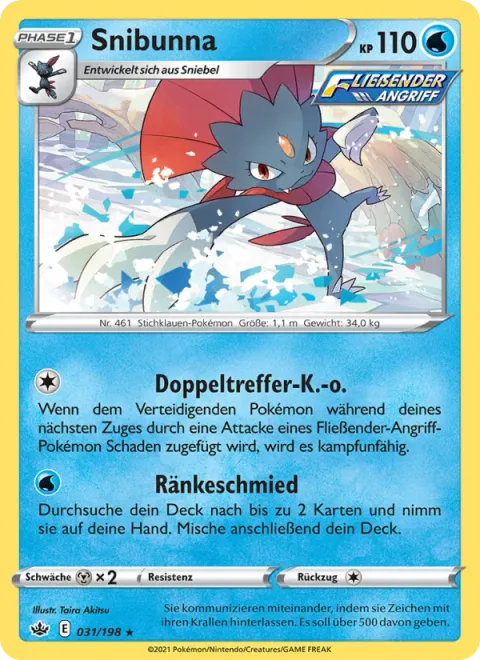 Weavile [Two-Hit KO | Nasty Plot]