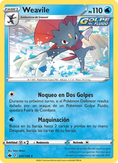 Weavile [Two-Hit KO | Nasty Plot]
