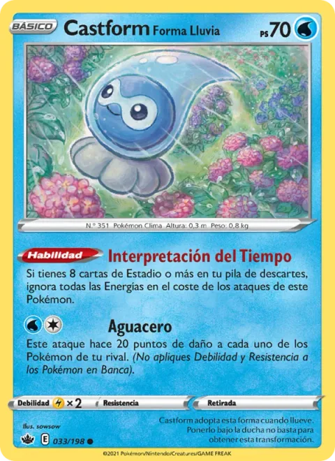 Castform Rainy Form [Weather Reading | Rainfall]