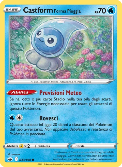 Castform Rainy Form [Weather Reading | Rainfall]