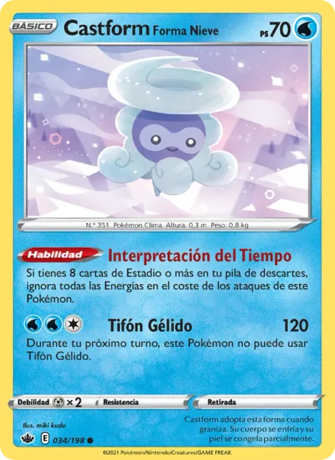 Castform Snowy Form [Weather Reading | Frosty Typhoon]