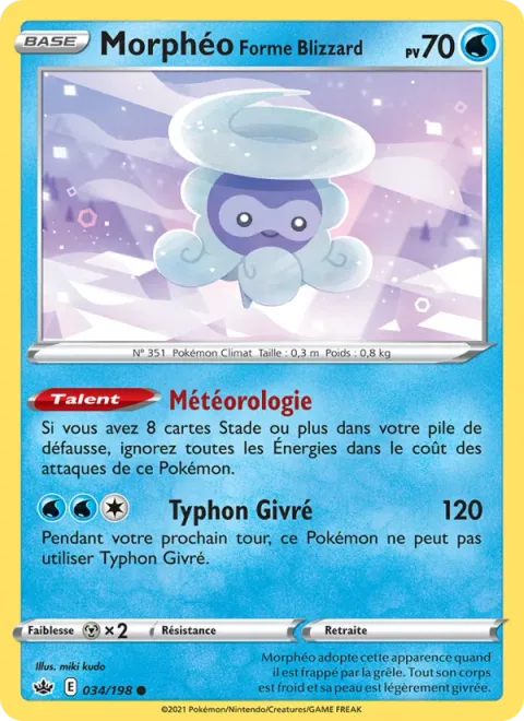 Castform Snowy Form [Weather Reading | Frosty Typhoon]
