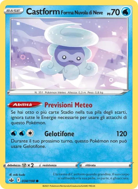 Castform Snowy Form [Weather Reading | Frosty Typhoon]