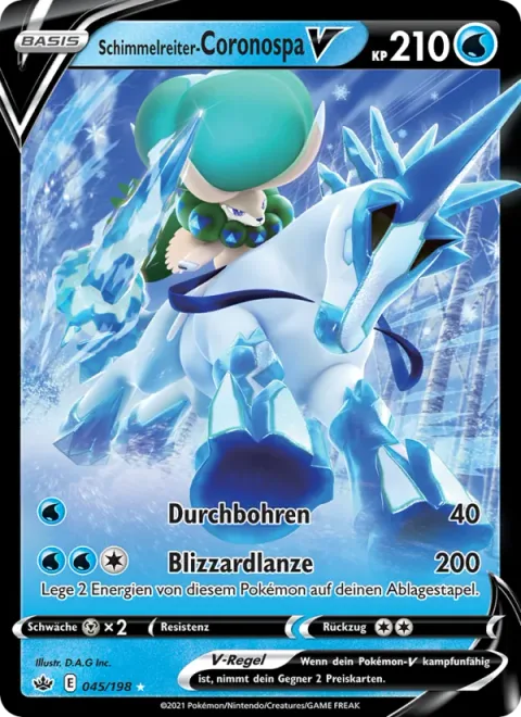 Ice Rider Calyrex V [Pierce | Glacial Lance]