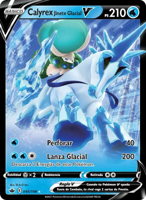 Ice Rider Calyrex V [Pierce | Glacial Lance]