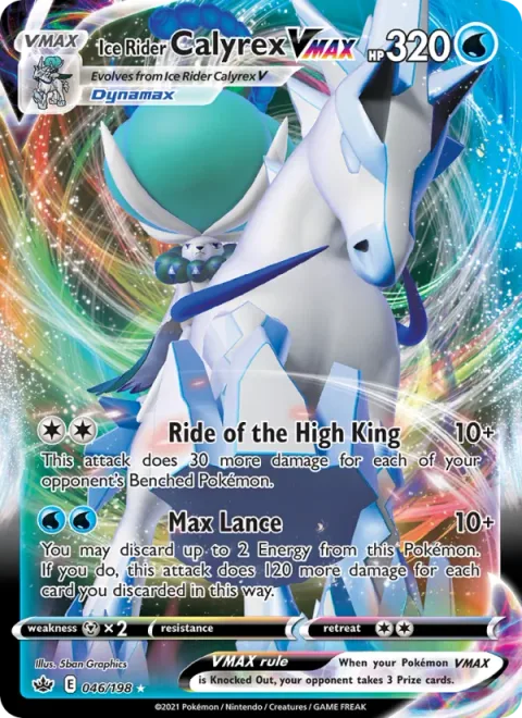 Ice Rider Calyrex VMAX [Ride of the High King | Max Lance]