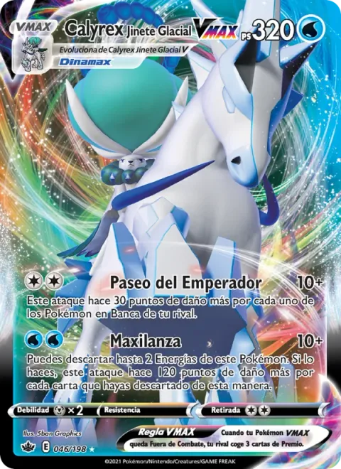 Ice Rider Calyrex VMAX [Ride of the High King | Max Lance]