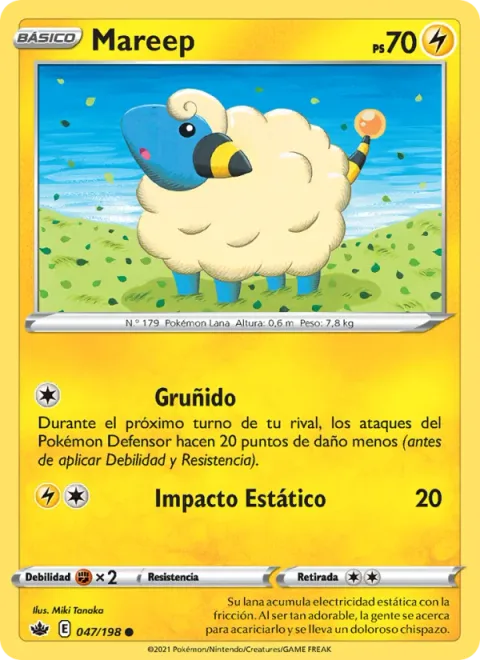 Mareep [Growl | Static Shock]