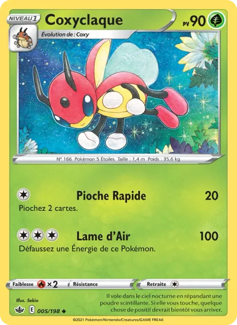 Ledian [Rapid Draw | Air Slash]