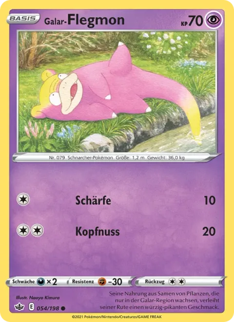 Galarian Slowpoke [Sharpness | Headbutt]