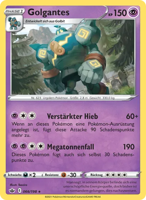 Golurk [Reinforced Punch | Megaton Fall]
