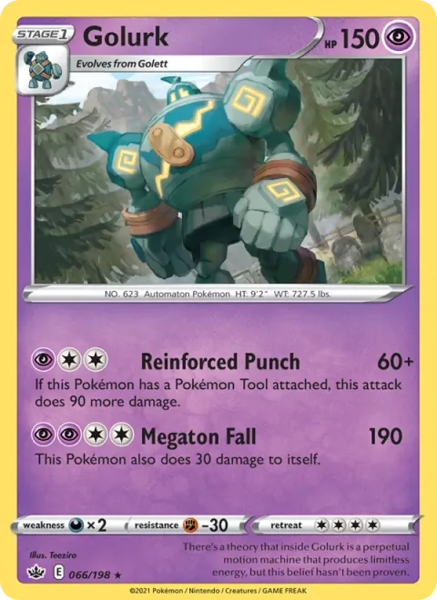 Golurk [Reinforced Punch | Megaton Fall]