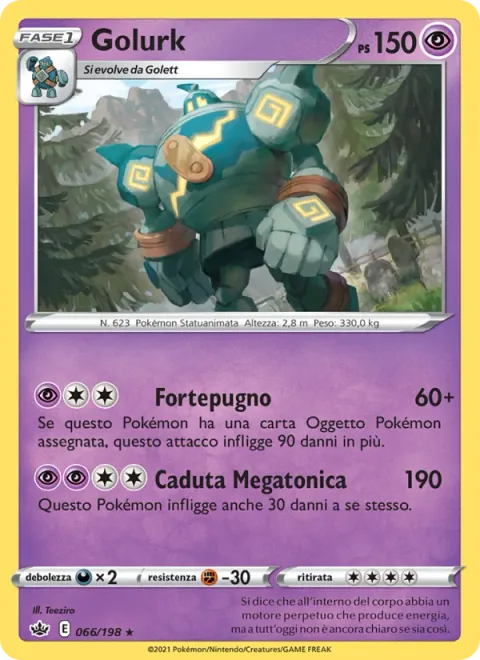 Golurk [Reinforced Punch | Megaton Fall]