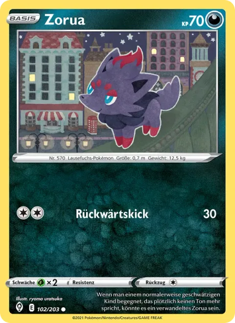 Zorua [Rear Kick]