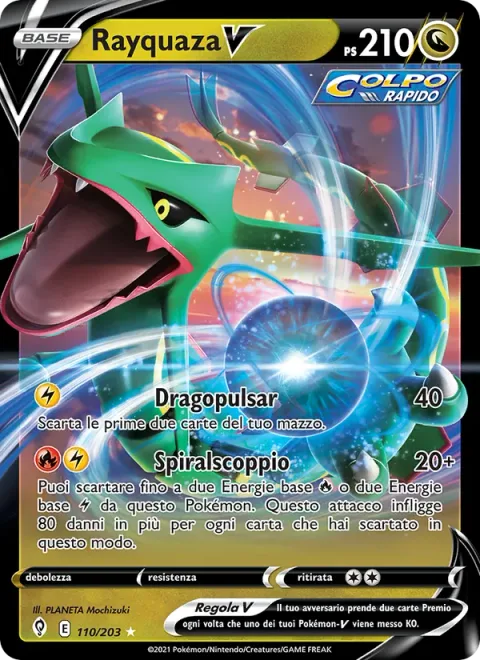 Rayquaza V [Dragon Pulse | Spiral Burst]