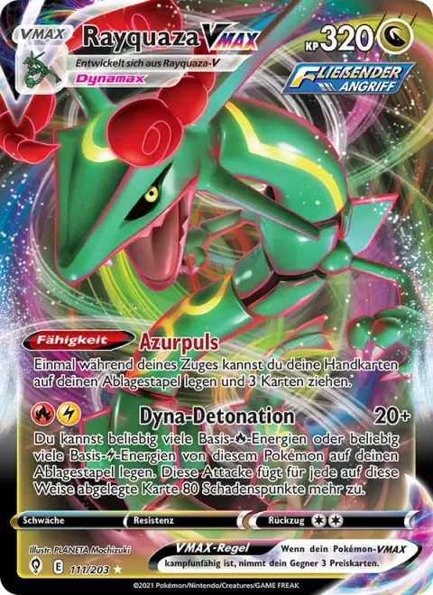 Rayquaza VMAX [Azure Pulse | Max Burst]