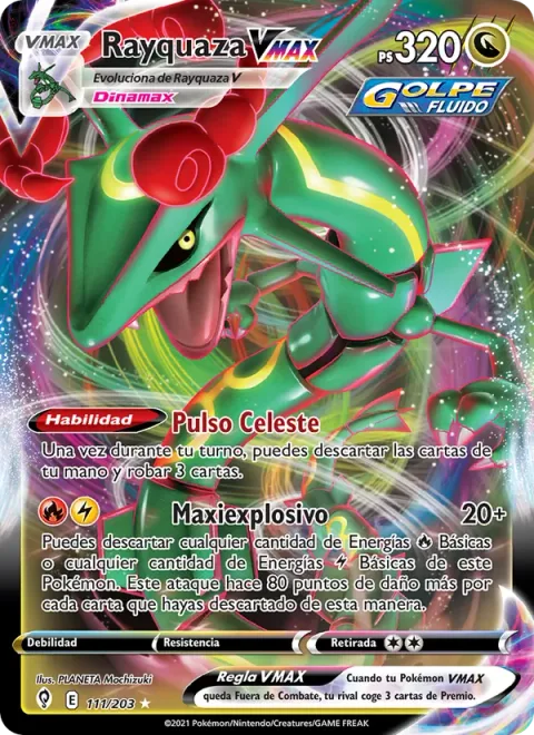 Rayquaza VMAX [Azure Pulse | Max Burst]