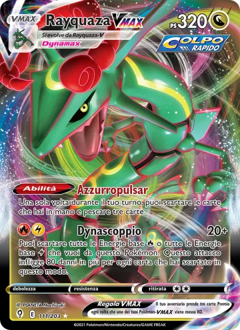 Rayquaza VMAX [Azure Pulse | Max Burst]