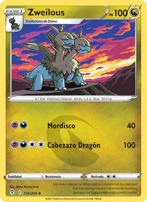 Zweilous [Bite | Dragon Headbutt]