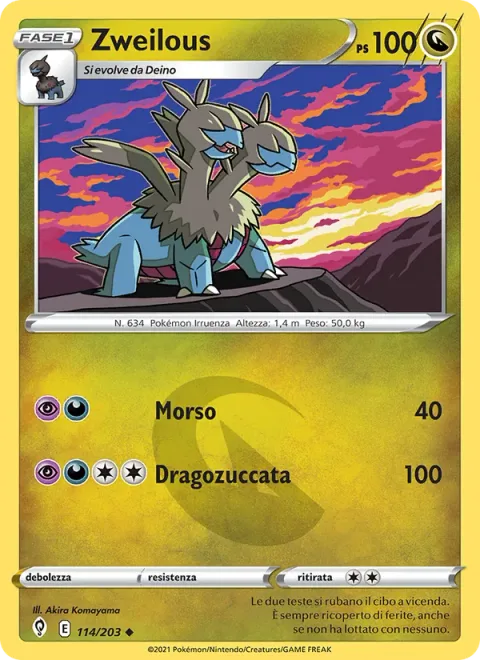 Zweilous [Bite | Dragon Headbutt]